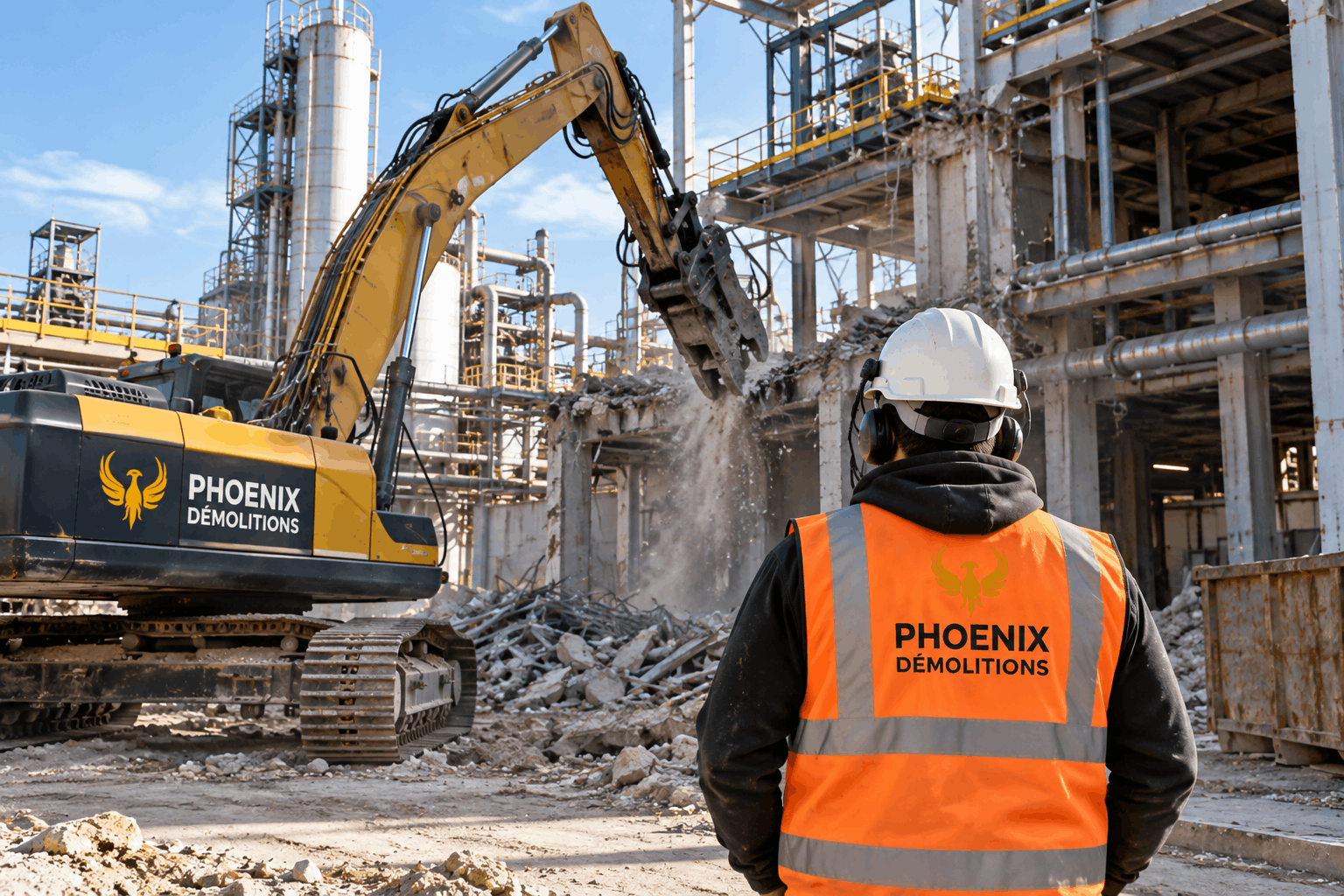 Intervention sur un site industriel